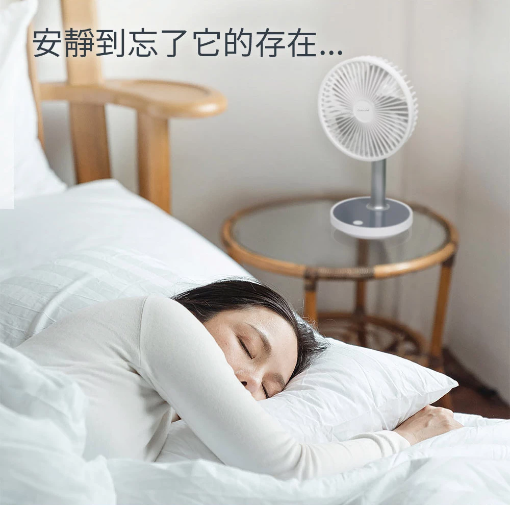 Jway - 七吋自然風USB長效桌立扇-JY-FN301-白