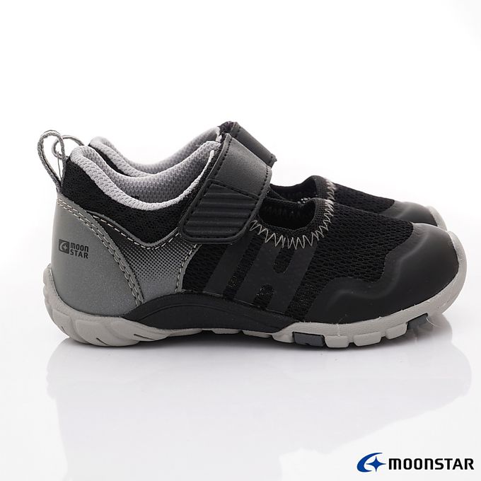 Moonstar日本月星 - HI系列休閒機能童鞋-MSC23366黑(中小童段)-機能運動鞋-黑