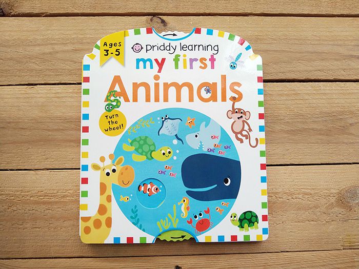 Priddy Learning: My First Animals 我的第一本動物轉盤書（厚頁書）