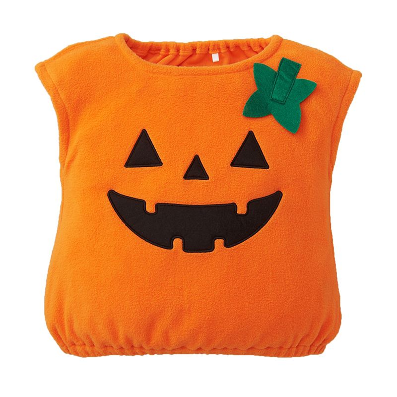 akachan honpo - 萬聖節版防髒衣-橘色