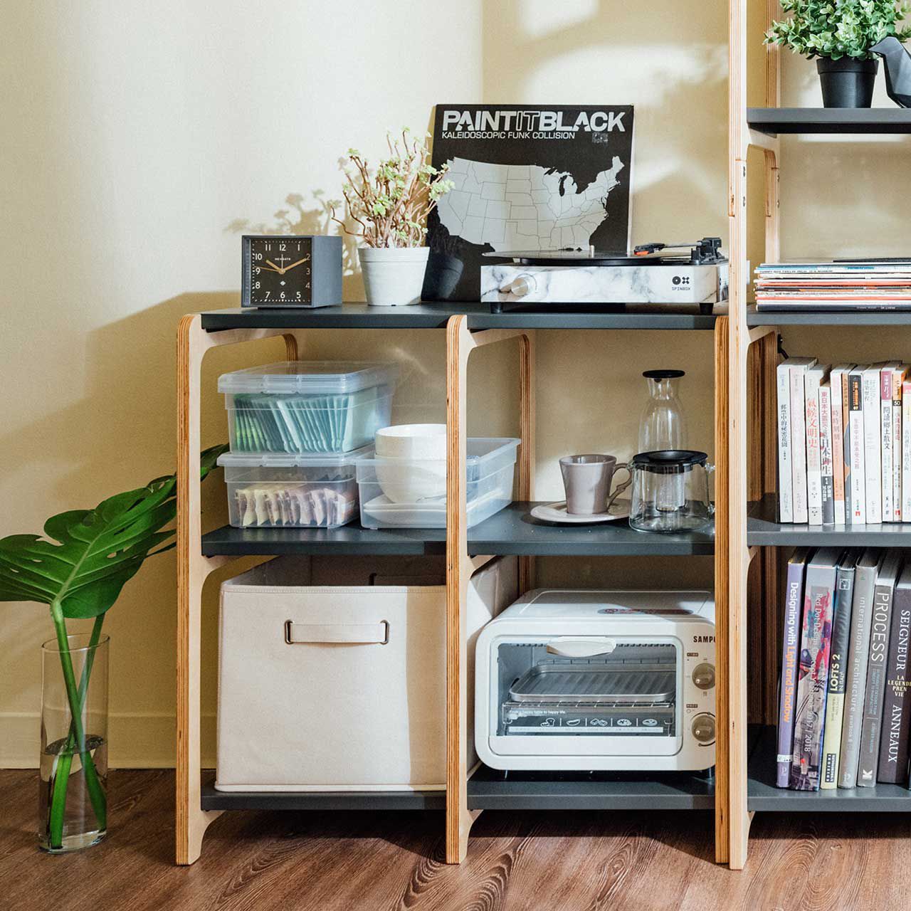 走走家具 - 走走置物架-沉穩灰 (74 / 34 / 73.5 (cm))