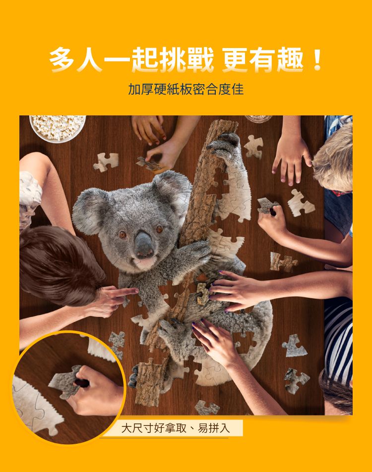 Madd Capp - I AM 動物拼圖-100,我是無尾熊