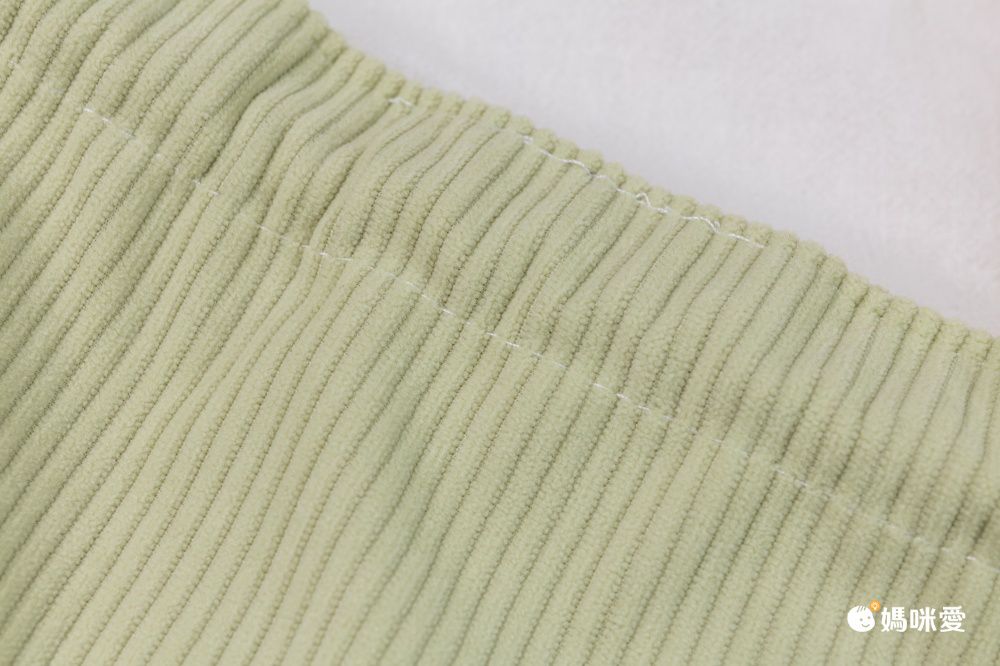 燈芯絨手提束口小布包-灰色 (31x19x10cm)