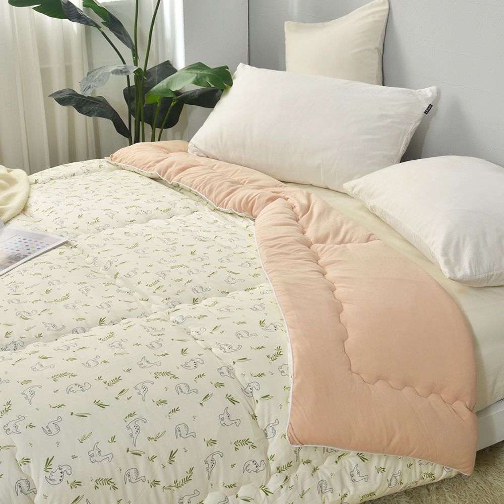 軟芙絨暖冬被-森林恐龍 (雙人)