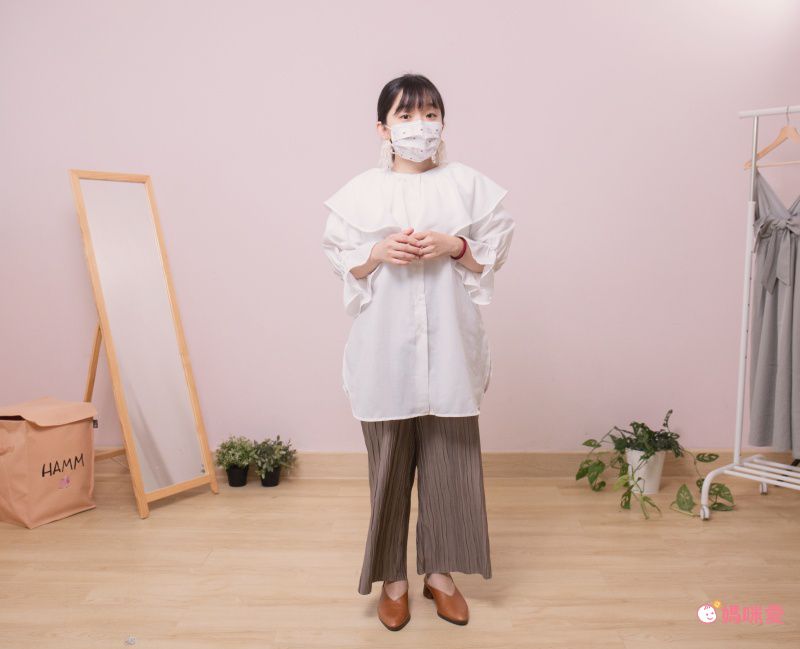 日本 Riche Glamour - 不規則剪裁長裙-褐