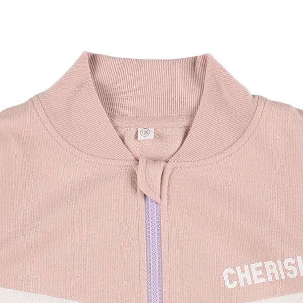 日本西松屋 - 舒適運動風休閒外套-繽紛撞色-水藍x黑