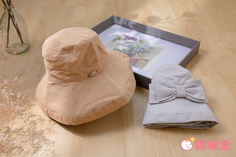 日本服飾代購 - (媽媽)UPF50+ 純棉大帽簷遮陽帽-天使白 (56-60cm)