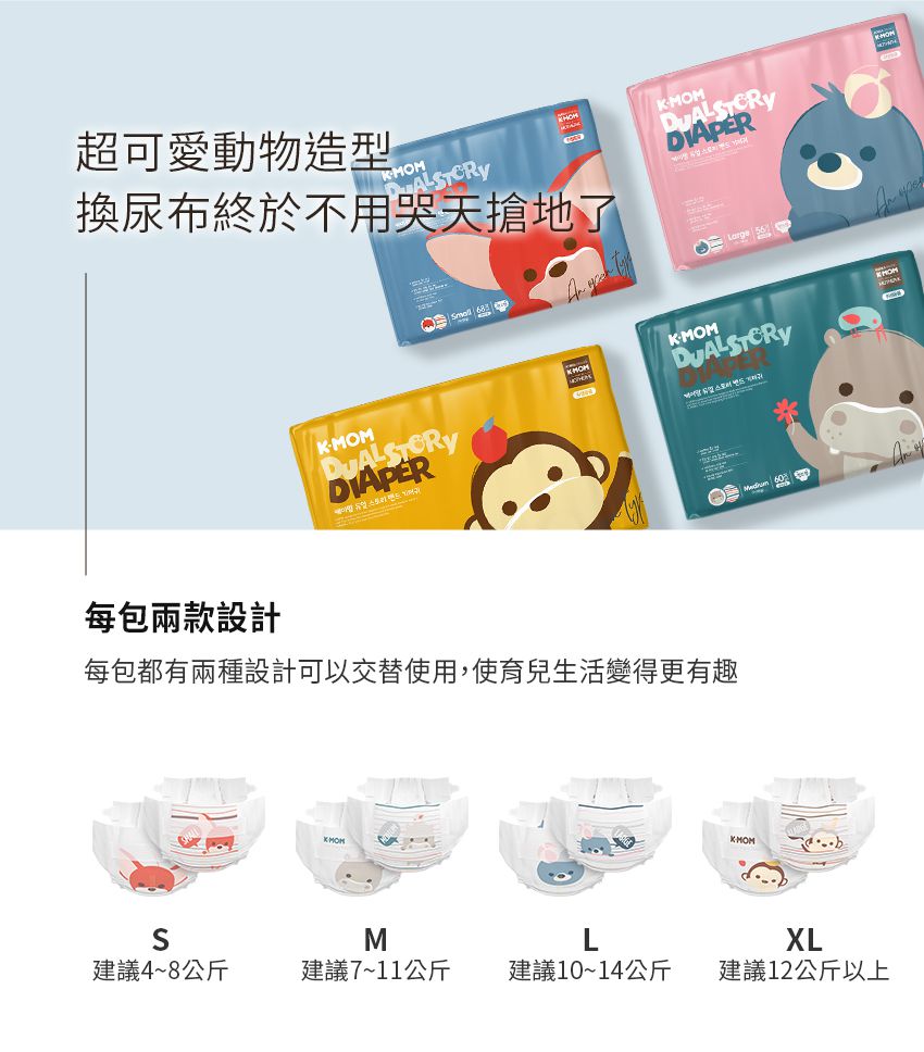 MOTHER-K - 頂級超薄瞬吸紙尿布(S)64片-箱購(2包)