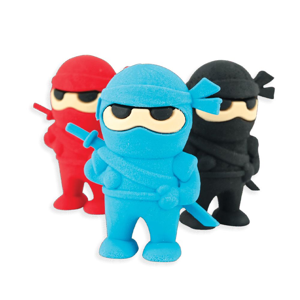 【橡皮擦系列】造型橡皮擦組 (小小忍者)