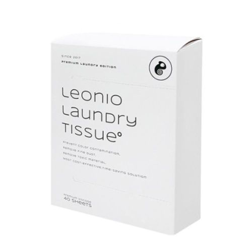 韓國 Leonio - 衣物防染吸色洗衣紙巾-1盒(40片)