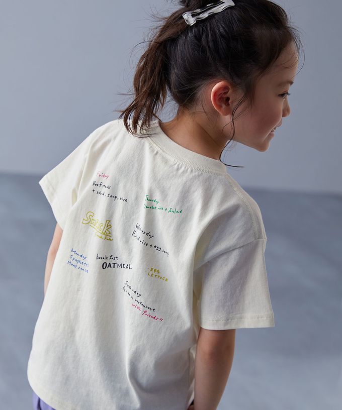 日本 devirock - 純棉定番短袖上衣-黑白相片-淺灰