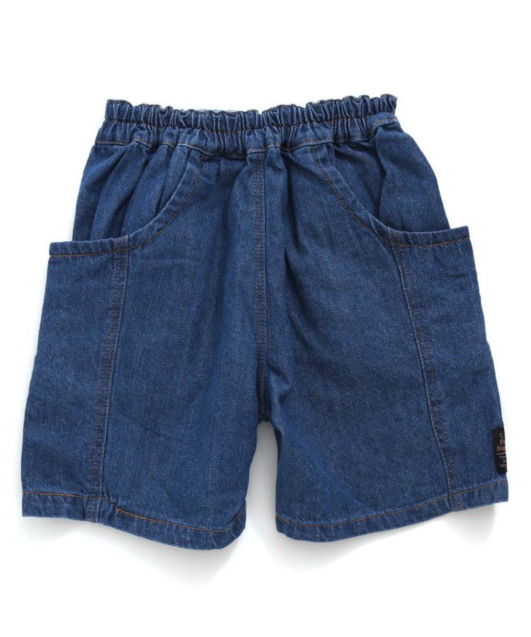 日本 BREEZE - 帥氣印花休閒短褲-米色海灘