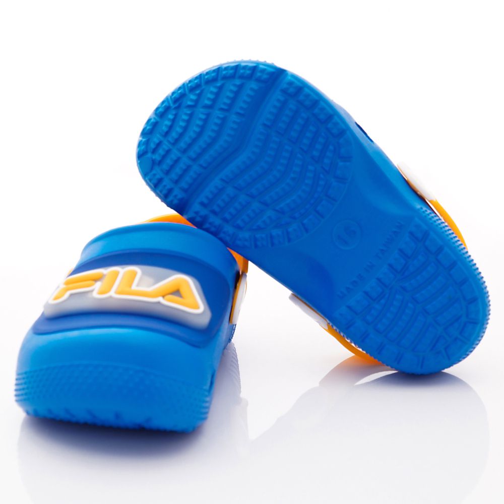 FILA - 春夏新品園丁電燈鞋款(中小童段)-藍澄