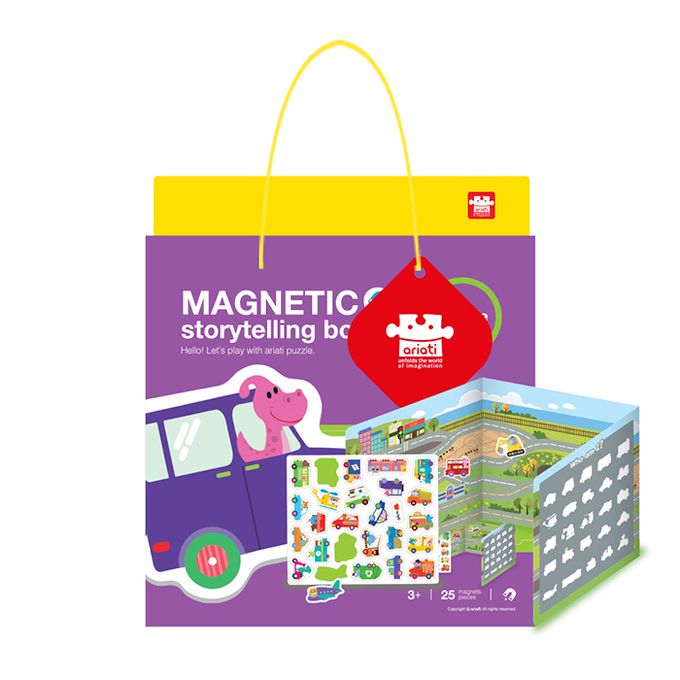 韓國 Ariati - 磁性故事遊戲板-交通大隊