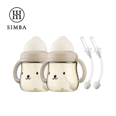 Simba 小獅王辛巴 - 雙倍好樂飲！不缺水兩支接力組-可可杏
