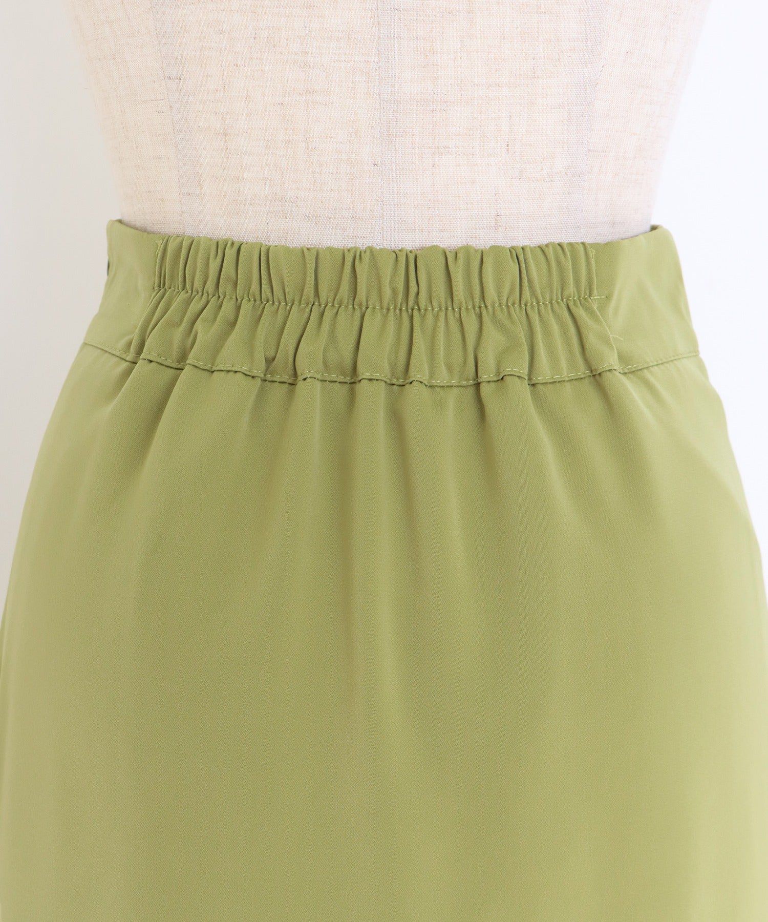 日本 BLUE EAST - [熱銷推薦] 甜美百搭修身剪裁長裙-果綠