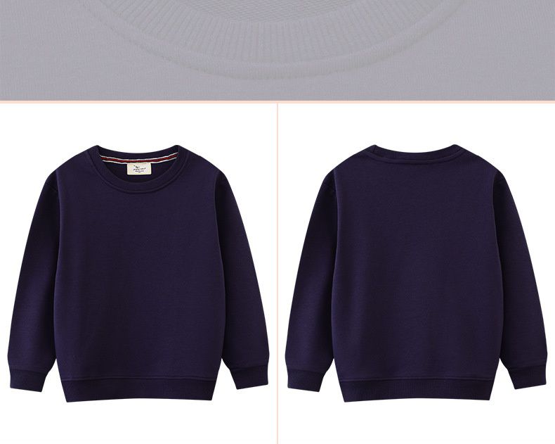 Jumping meters - 圓領棉質長袖上衣/大學T-黃色