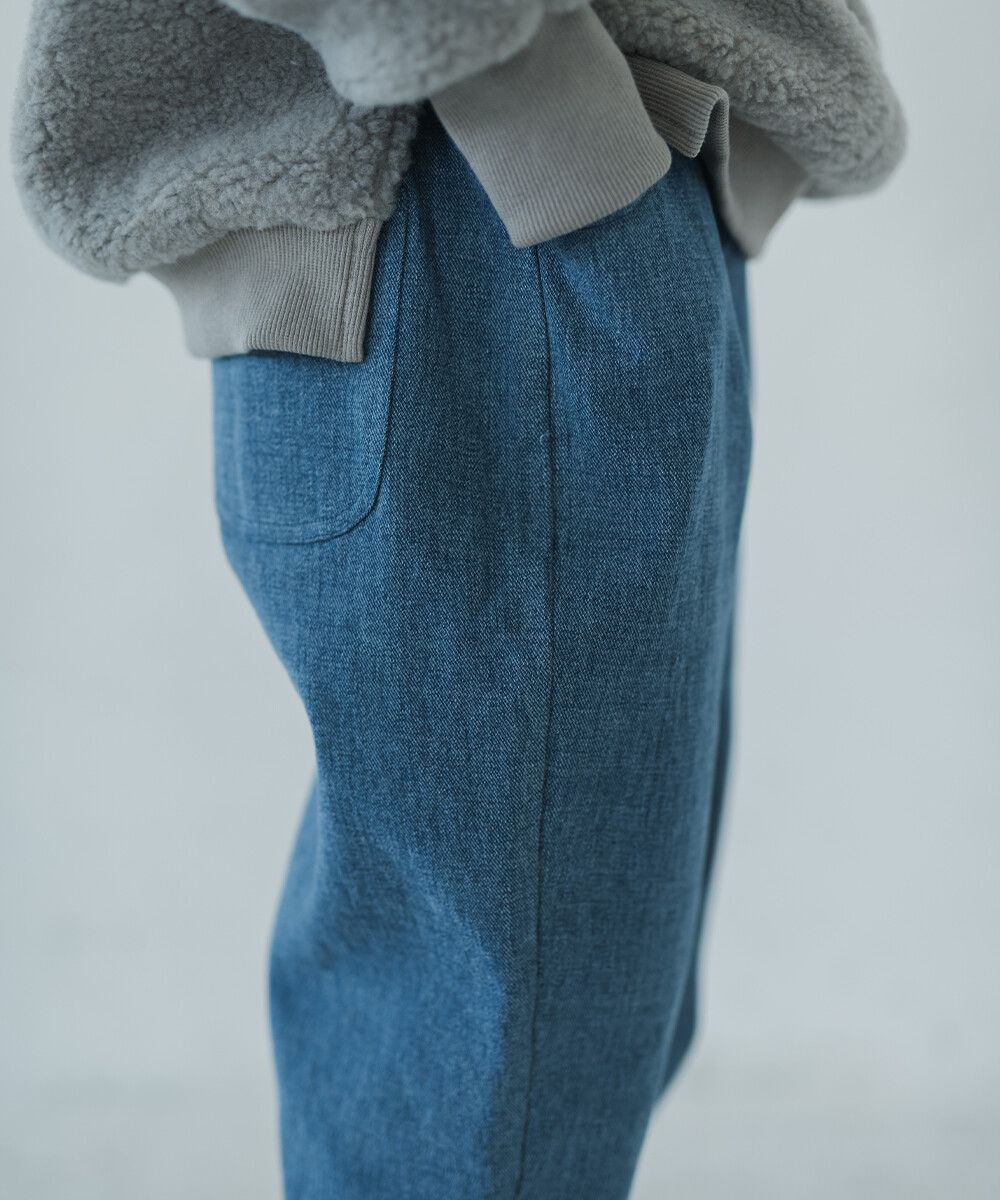 日本 riziere - 純棉 帥氣百搭牛仔哈倫褲-經典藍