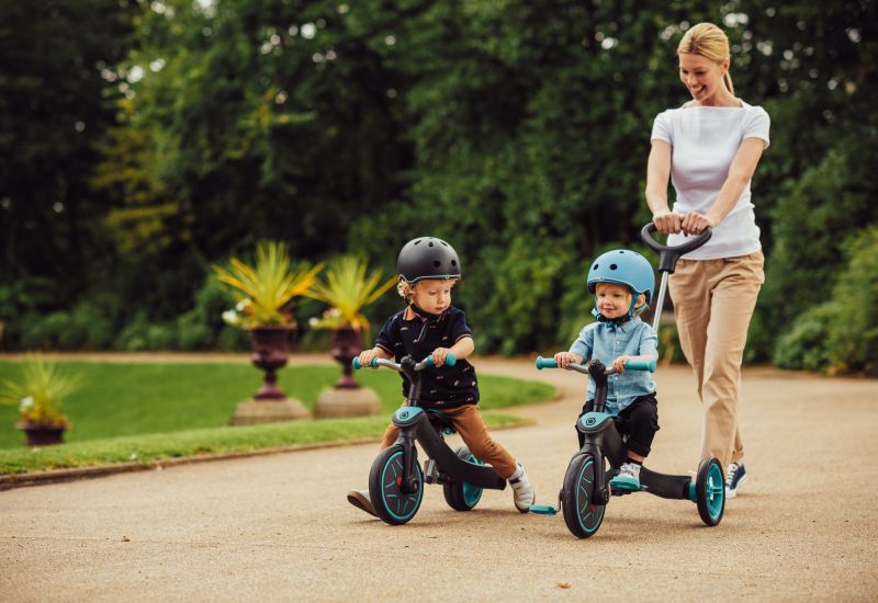 法國 GLOBBER - 4合1多功能3輪推車-湖水藍