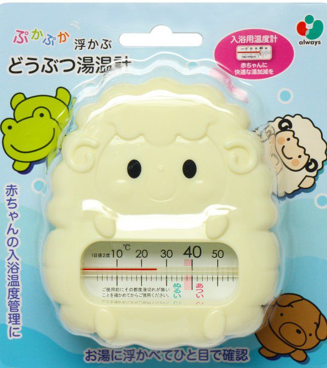 akachan honpo - 動物造型浴缸溫度計 綿羊