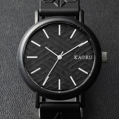 KAORU 日本製香氛手錶(基本款)-和墨-黑