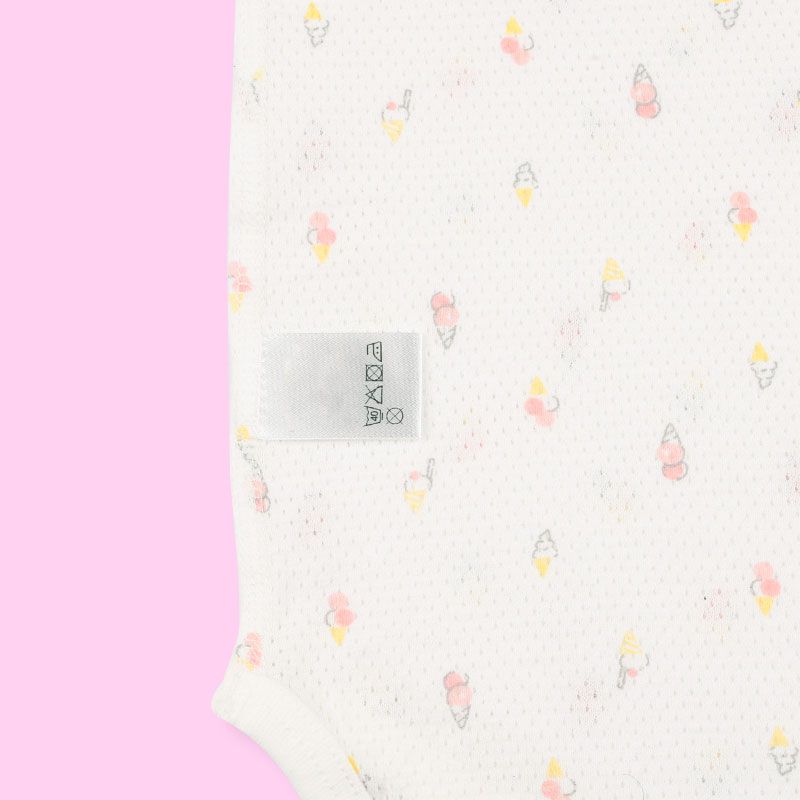 akachan honpo - 無袖套頭式包屁衣-粉紅色