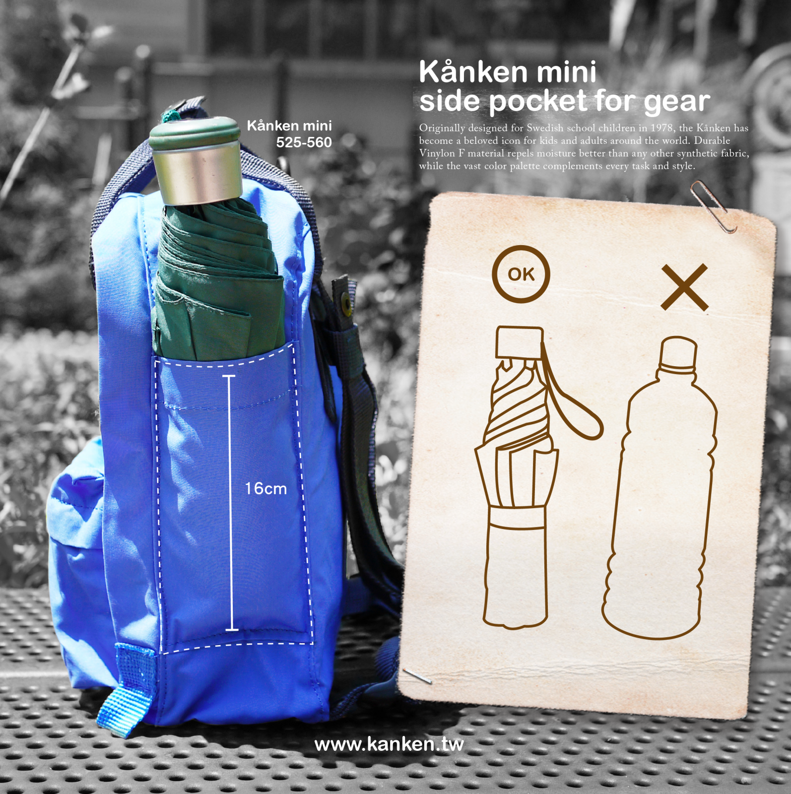 FJALLRAVEN - Kanken Mini後背包-深紫