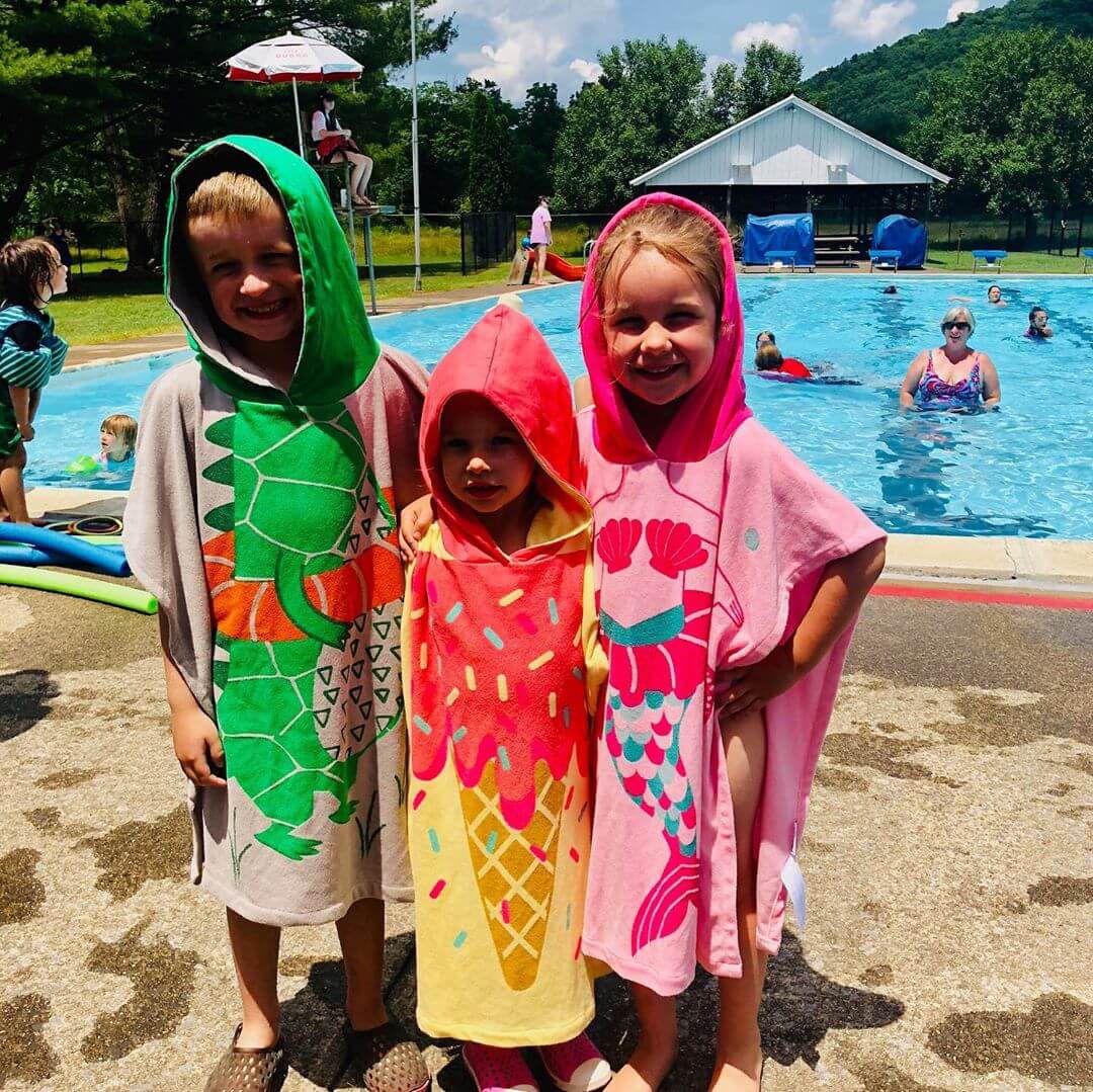 美國 ZOOCCHINI - ZOOCCHiNi 兒童防曬連帽罩衫/浴巾-小章魚