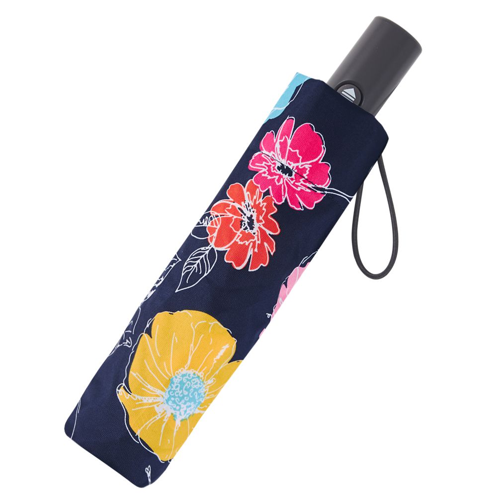 抗UV個人加大自動傘-渲黑花漾-360g