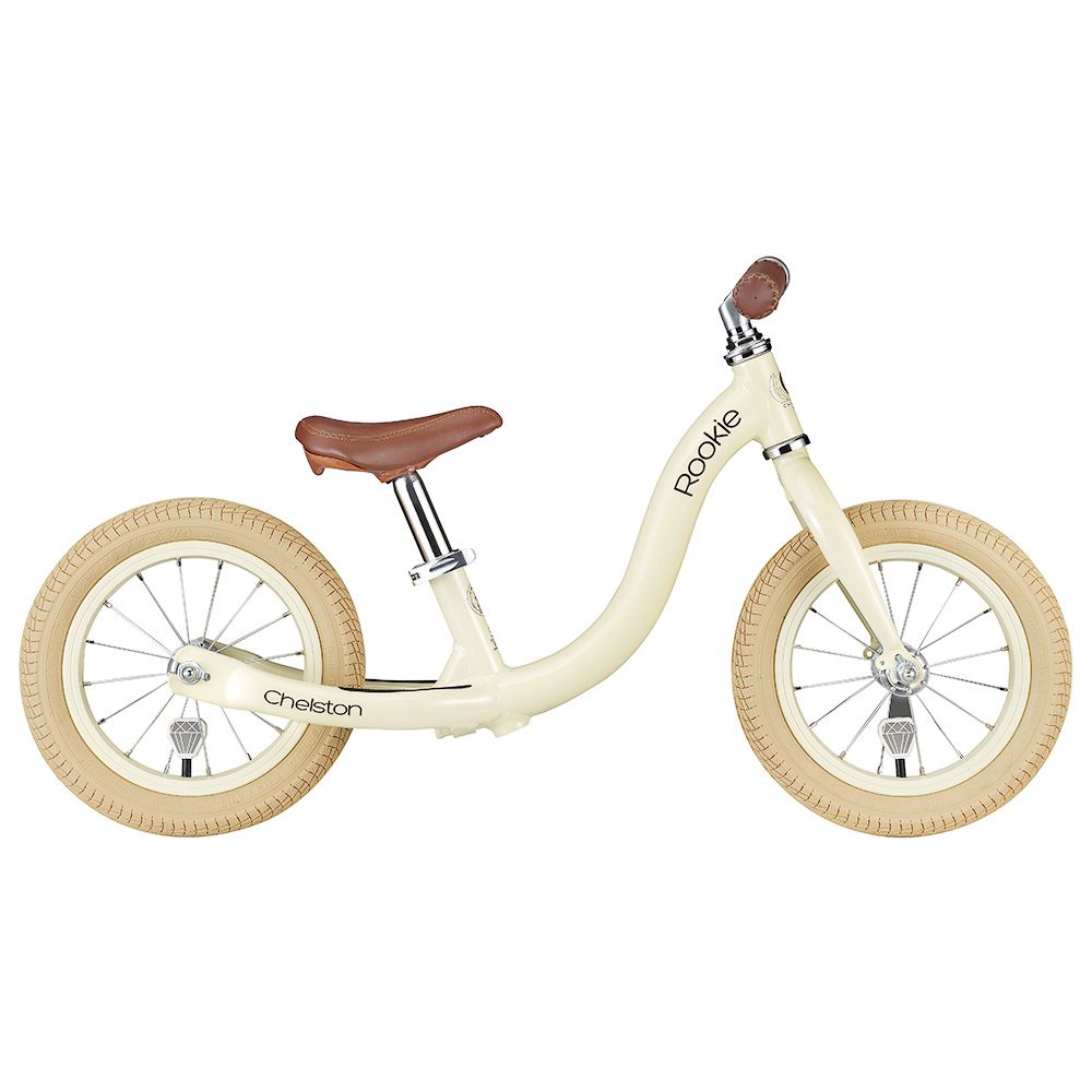 Chelston bikes - Rookie平衡滑步車-香草米-平衡滑步車 x 1 , 3 歲以下專用ABS氣嘴蓋 x 1