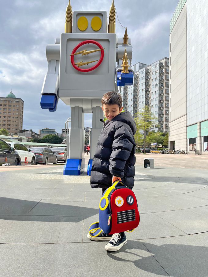 美國 Dabbawalla - 瓦拉搖滾機器人後背包