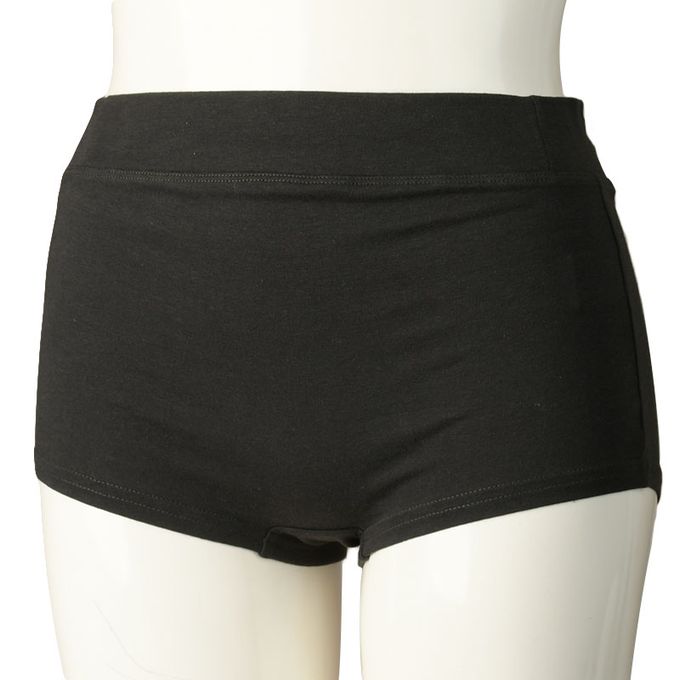 akachan honpo - 內褲 產後也可穿-素面-黑色
