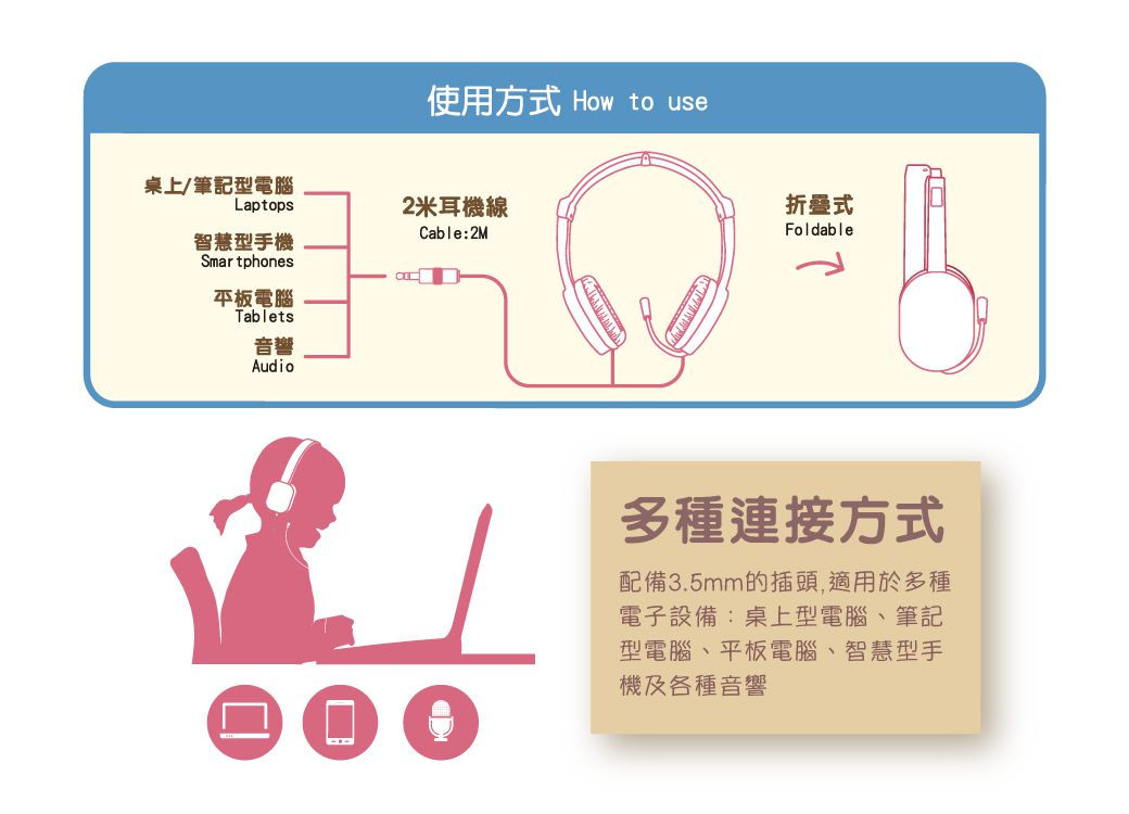 Hong Man - Disney系列 兒童耳機 麥克風款-Toy Story-藍