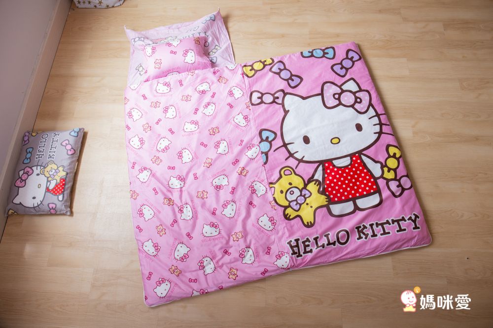 鴻宇 HongYew - 100%美國棉鋪棉兩用兒童睡袋-甜心繽紛-粉色 (135x150 cm)