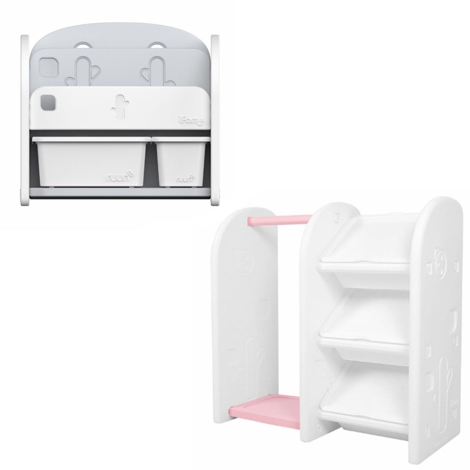 【韓國 ifam】夢幻兒童收納家具 書架收納組、多功能收納櫃