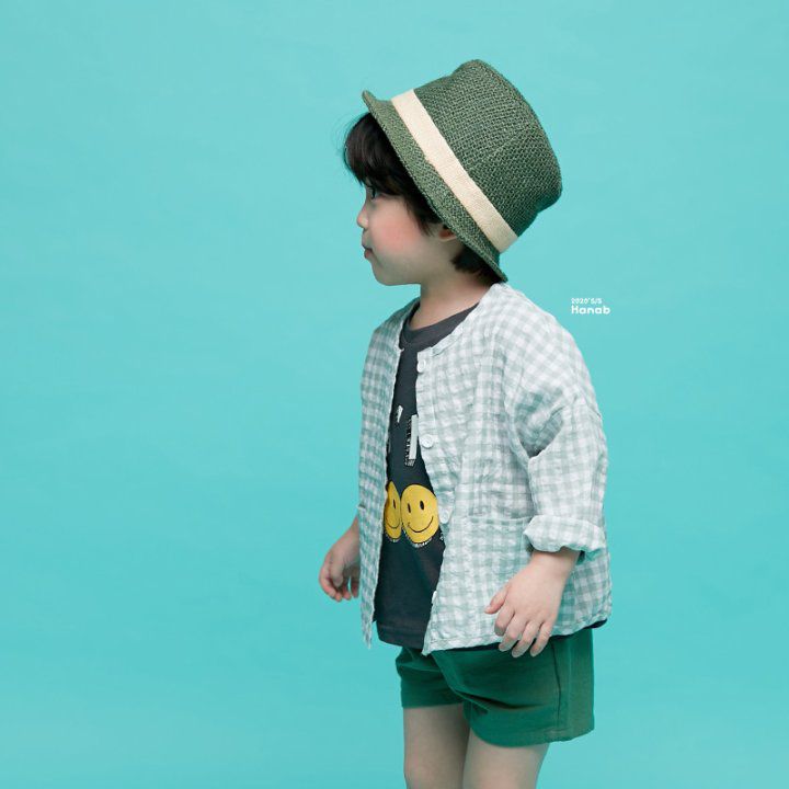 韓國 Hanab - 輕薄防曬防蚊外套-薄荷格子