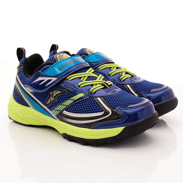 GOODYEAR - 戶外童鞋-飆風競速運動款(中大童段)-藍