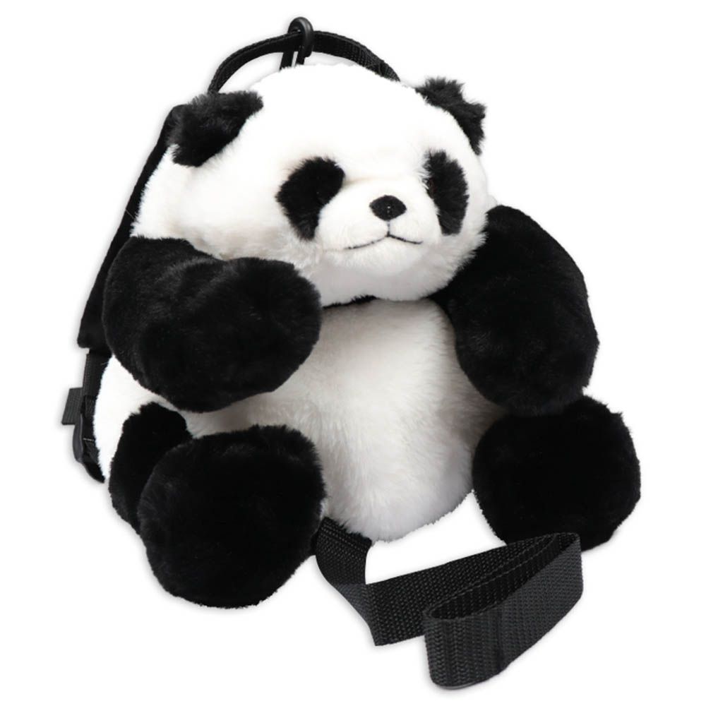 熊貓背包-米白色