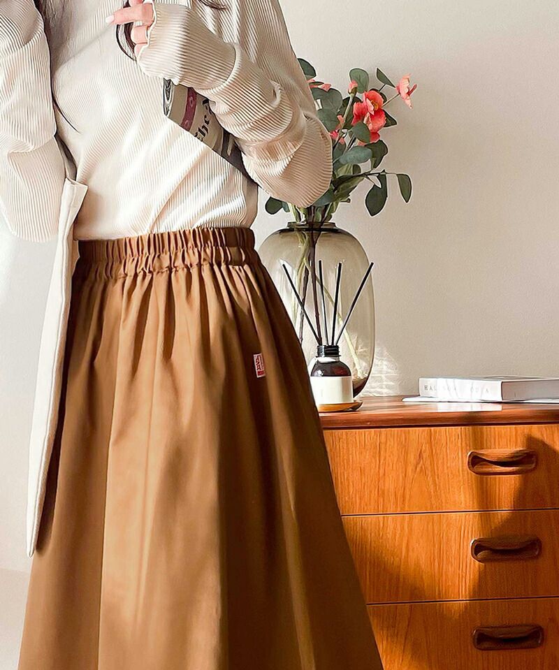 日本 Classical Elf - 百搭垂墜感修身長裙-黑