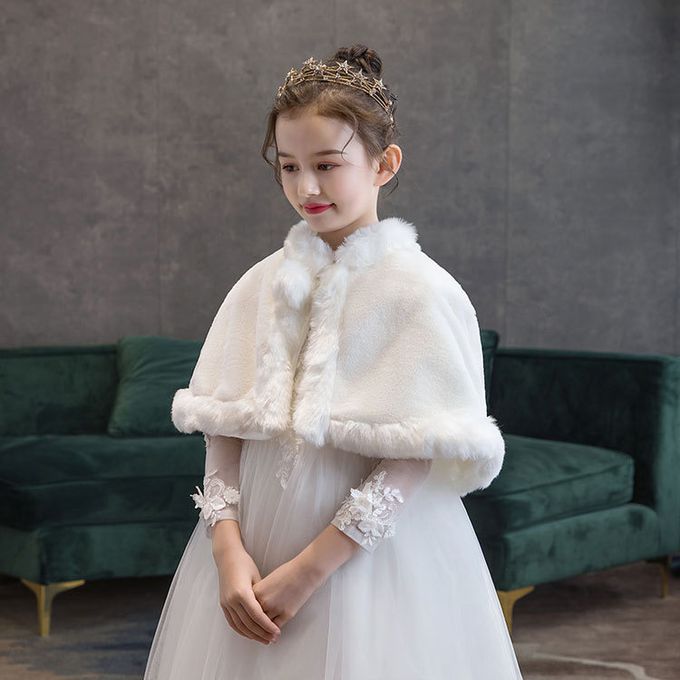 厚磅毛絨禮服斗篷披肩