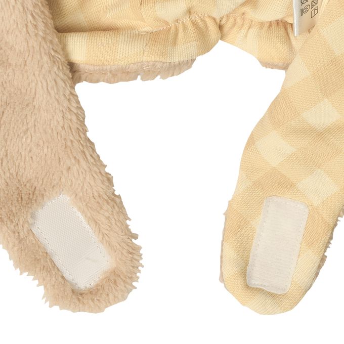 akachan honpo - 刷毛帽-動物-淺卡其色