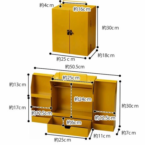 日本 Seto Craft - 歐式風情 美型調味料收納箱-綠 (25x18.5x30cm)