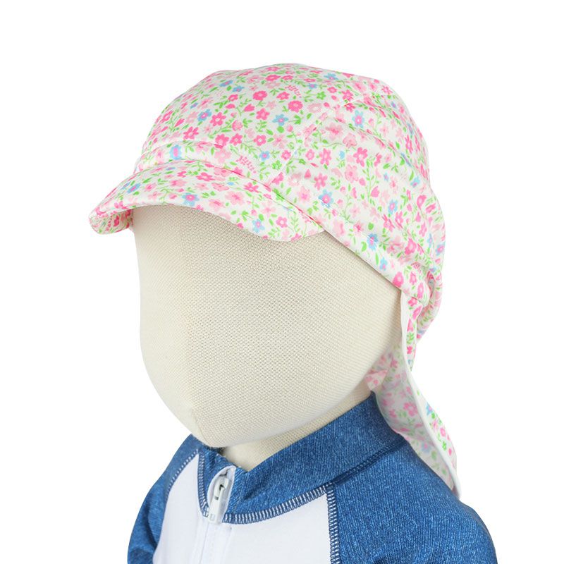 akachan honpo - 泳帽-小花-粉紅色 (42～52cm)