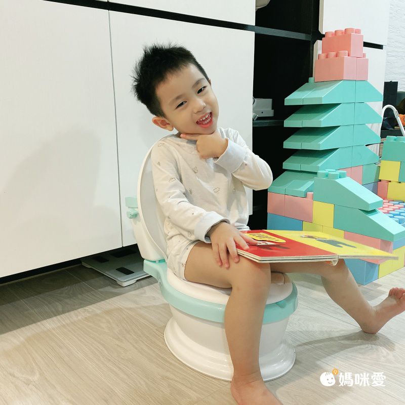 軟坐墊學習馬桶【韓國 THE MOTHER】舒適親膚戒尿布！