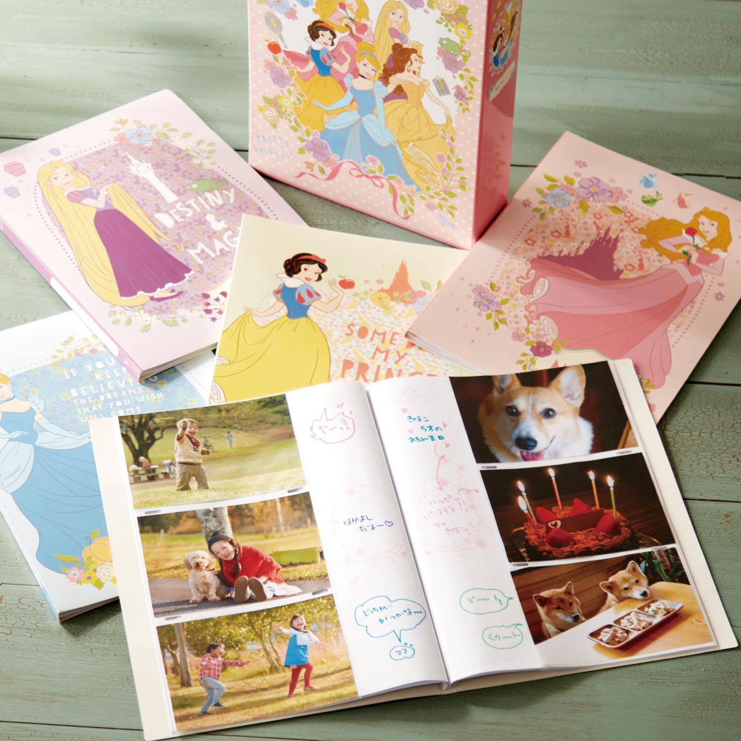 日本千趣會 - 迪士尼 相片紀錄收納本/相冊(五本組)-維尼-褐 (3x5相片*210枚)