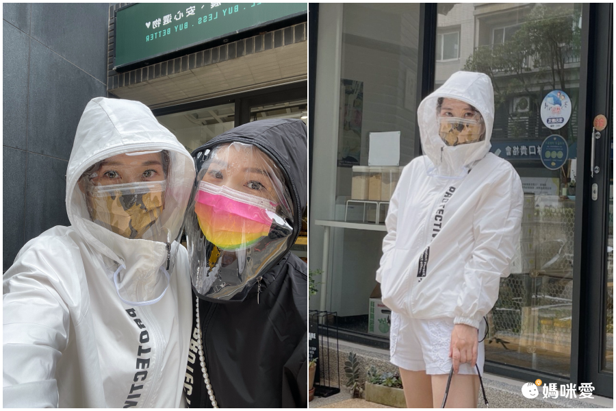 防風連帽外套(面罩可拆)-防水升級款-黑色-(非醫療用品)