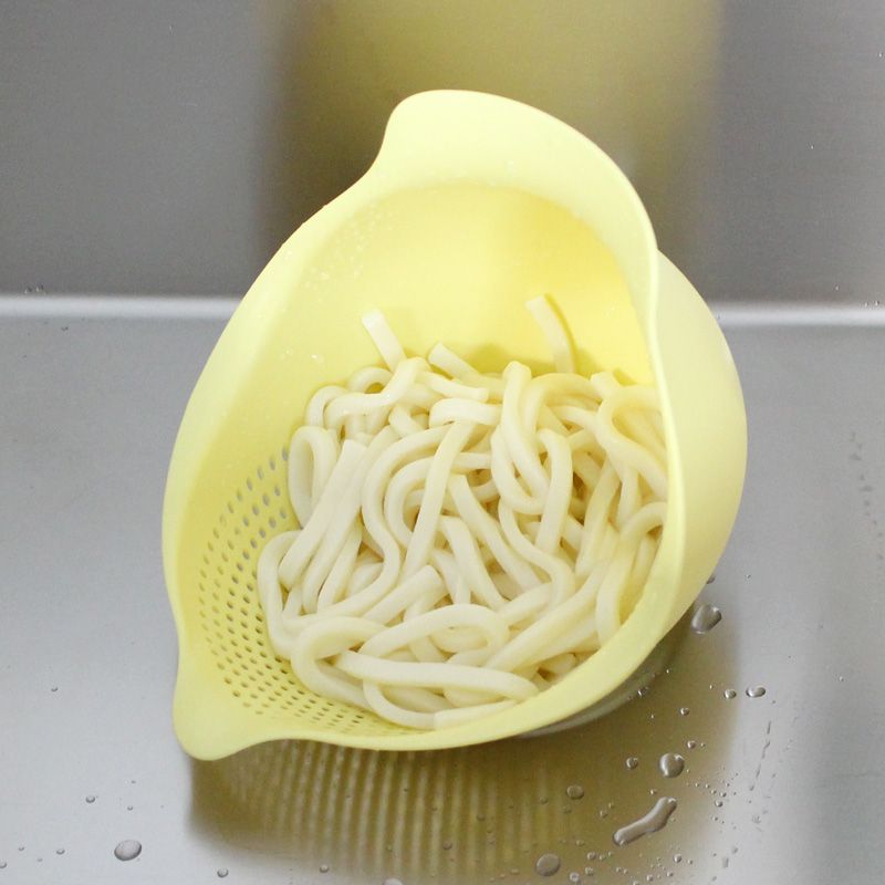 日本 MARNA - 鳥形設計雙向濾水籃-白 (S(約18×16×19cm))