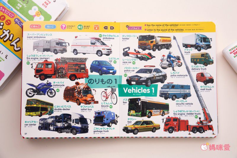 英日雙語圖解點讀字典(1000字)