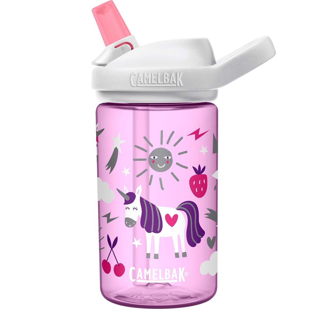 CamelBak - EDDY+ 兒童吸管運動水瓶-歡樂獨角獸 (400ml)-145g