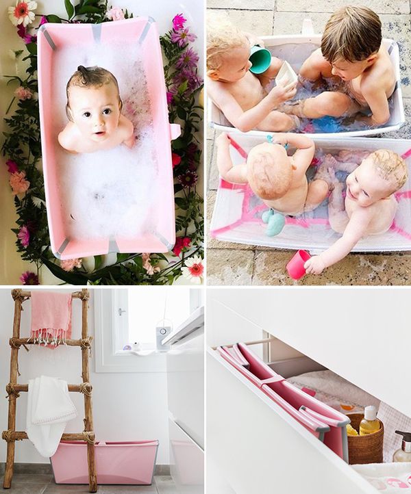 Stokke - Flexi Bath折疊式浴盆配件-感溫水塞-黑